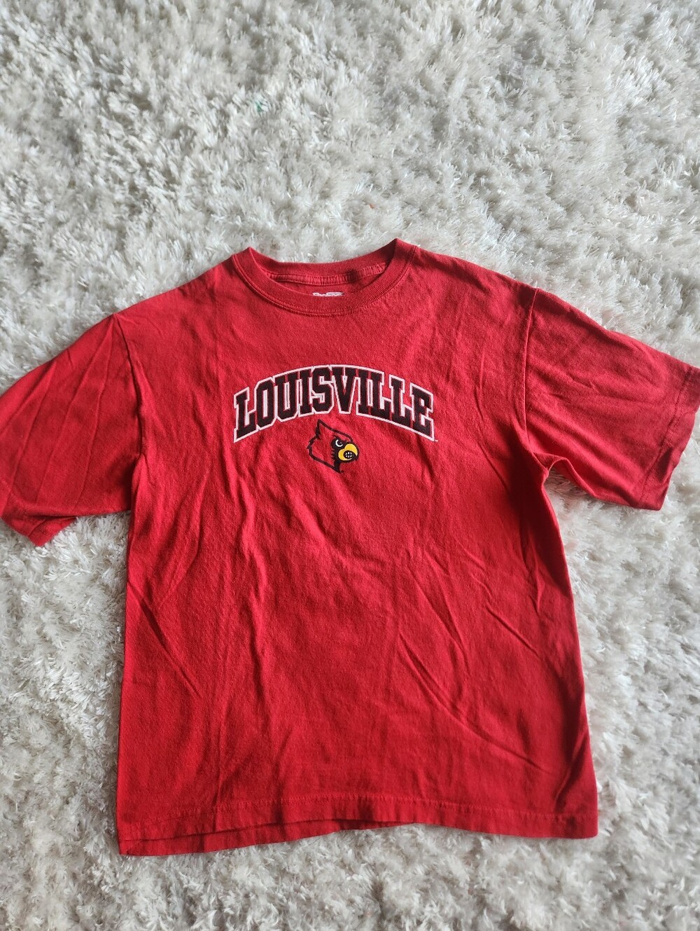 Pro Edge Louisville KY Cardinals Short Sleeve Red Tee